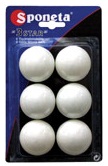Шарик для игры в настольный теннис (набор 6 шт.) SPONETA TT Ball-3star