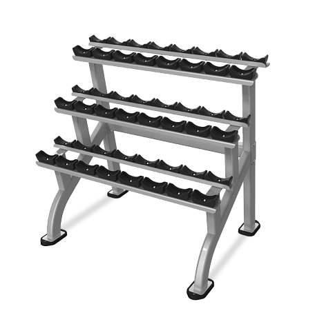 Стойка для гантелей 3х ярусная NAUTILUS IP-R8014-13AAS