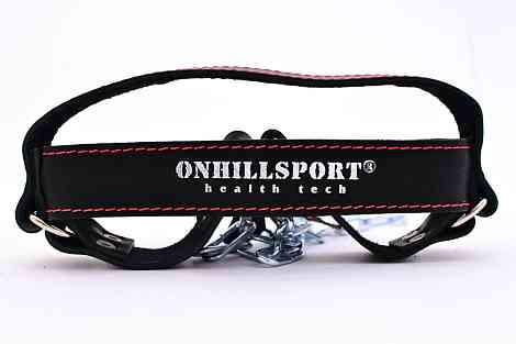 Упряжь D2 для тренировки мышц шеи (кожа 3 мм) Onhillsport OS-0338