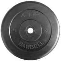 Диск Barbell Atlet, обрезиненный D26 мм MB BARBELL MBА26-20