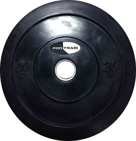 Диск обрезиненный bumper plate олимпийский PROTRAIN TA-C3008-20