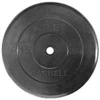 Диск Barbell Atlet, обрезиненный D26 мм MB BARBELL MBА26-15