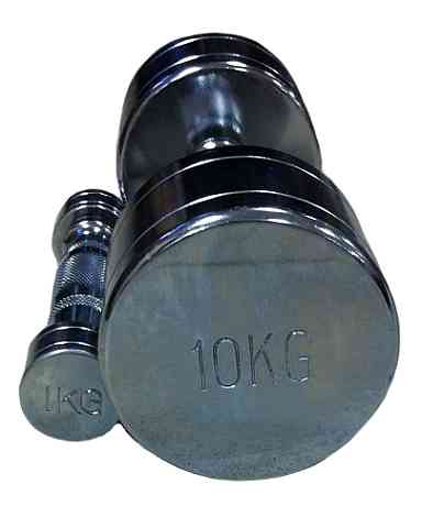 Набор хромированных гантелей (1-10 кг.) DB3002