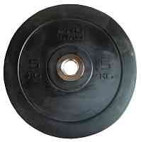 Диск каучуковый bumper plate олимпийский  D50 мм PROTRAIN BBP-25