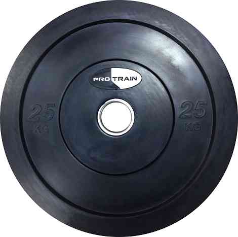 Диск обрезиненный bumper plate олимпийский PROTRAIN  TA-C3008-25