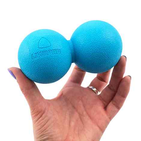 Мяч массажный сдвоенный Livepro LP8502 (12,3 х 6,3 см)